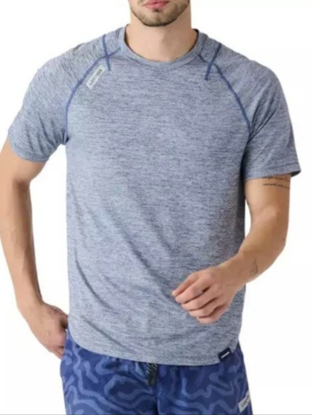 Legends Lenzo T Shirt Ocean Heather Mens Large